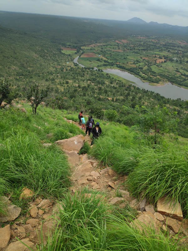 Makalidurga hills for  
     trecking ( 3 km)